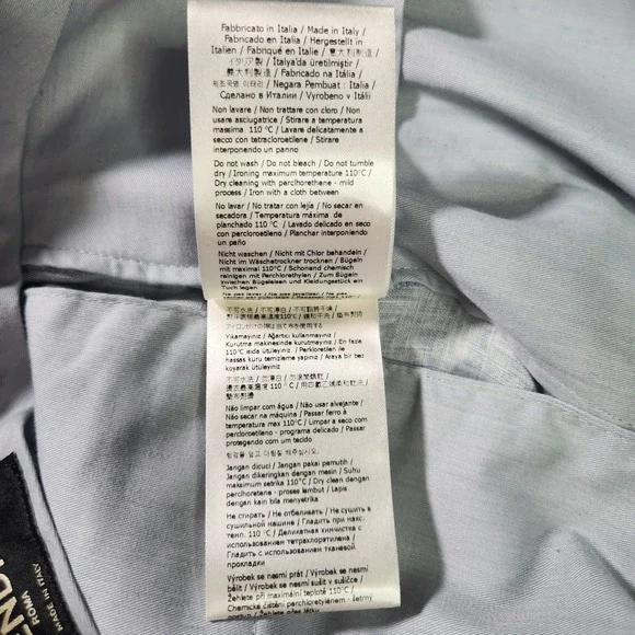 Fendi FF Logo Linen Shorts Mens Bermuda Blue White IT 52 FB0821 AR62 - Picture 12 of 15